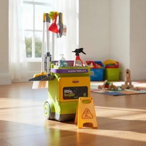 Juego De Limpieza Niños Con Carrito Portaherramientas 16 Pcs