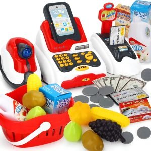 Caja Registradora De Supermercado Para Niños 24pcs