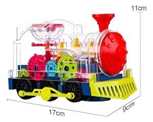 Tren De Juguete Con Luces Y Muchos Colores Para Niños