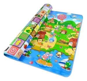 Alfombra De Bebe Para Juegos Antigolpes 180x120