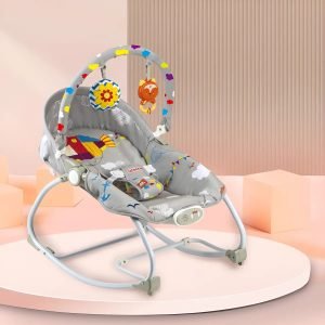 Cuna Mecedora Reclinable Bebés Juguetes Sonido Y Vibraciones