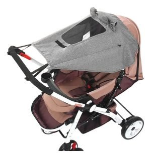 Toldo Sombrilla Para Coche De Bebe Filtro Uv Impermeable