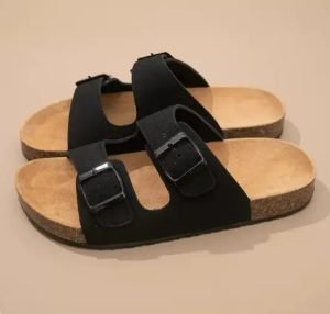 Sandalia De Corcho Y Gamuza Unisex