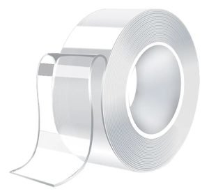 Cinta Doble Faz Transparente Nano 5cm X 2 Mm X 3mts