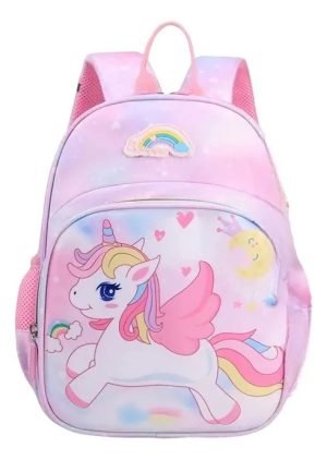 Mochila Infantil Escolar Diseño Unicornio Excelente Calidad