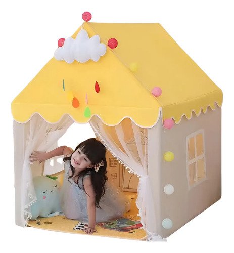 Carpa Para Niños Casita Para Interior O Exterior Con Luces